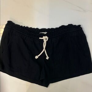 Roxy Black Casual Shorts excellent condition